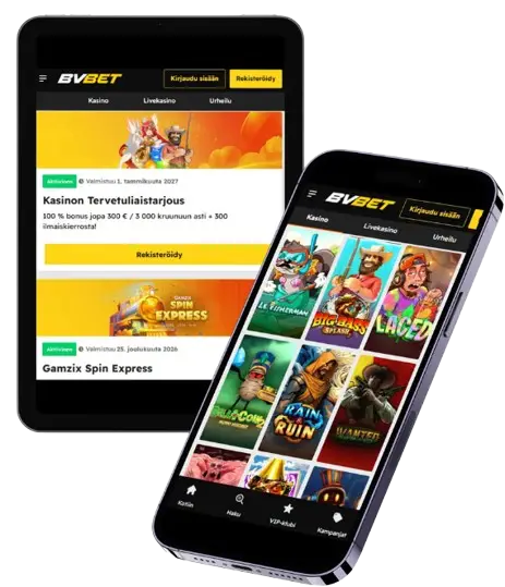 BVBet Casino mobiilissa